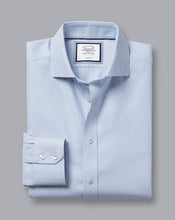 Load image into Gallery viewer, Spread collar Non-Iron Richmond Weave Shirt - Sky Blue