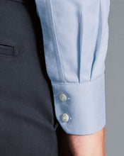 Load image into Gallery viewer, Spread collar Non-Iron Richmond Weave Shirt - Sky Blue