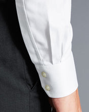 Load image into Gallery viewer, Spread collar Non-Iron Richmond Weave Shirt - White
