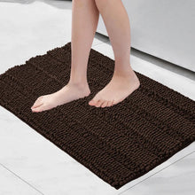 Load image into Gallery viewer, Faddis Super Soft Striped Absorbent Rectangle Non-Slip Bath Rug