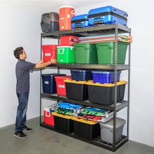 Load image into Gallery viewer, 24″ x 72″ x 84″ Garage Shelving Rack