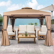 Load image into Gallery viewer, Garden 10 Ft. W x 10 Ft. D Aluminum Patio Gazebo