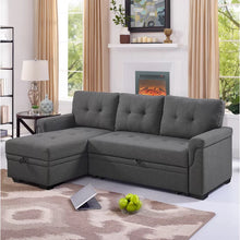 Load image into Gallery viewer, Gunnar 85" Wide Reversible Sleeper Sofa & Chaise