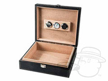 Load image into Gallery viewer, The Alligator Black 25 Count Humidor Gift Set