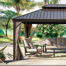 Load image into Gallery viewer, Hardtop 12 Ft. W x 10 Ft. D Aluminum Patio Gazebo