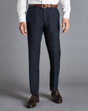Load image into Gallery viewer, Italian Linen Pants - Dark Navy
