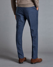 Load image into Gallery viewer, Italian Wool Pants - Indigo Blue