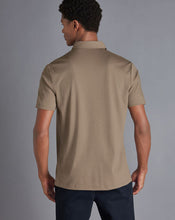 Load image into Gallery viewer, Mocha Smart Jersey Polo