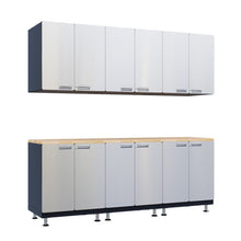 Load image into Gallery viewer, Kit 21: Premium Cabinet System | Three-Wide Work Center