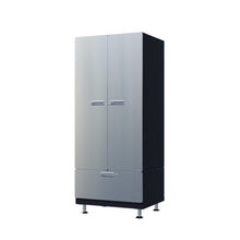 Load image into Gallery viewer, Kit 28: Premium Cabinet System | Single Wide Storage Tower with Lower Drawer
