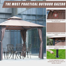 Load image into Gallery viewer, Large Garden 8.8 Ft. W x 8.8 Ft. D Steel Patio Gazebo