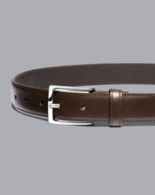 Load image into Gallery viewer, Leather Formal Belt - Chocolate