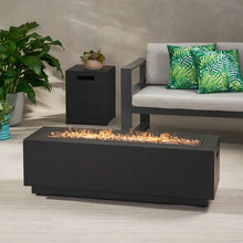 Load image into Gallery viewer, Lefkowski Aluminum Propane Outdoor Fire Pit Table