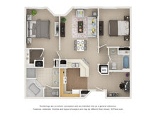Load image into Gallery viewer, 2 Bedroom 2 Bath + Den