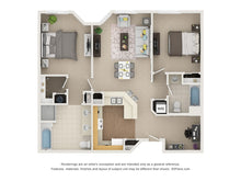 Load image into Gallery viewer, 2 Bedroom 2 Bath + Den