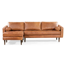 Load image into Gallery viewer, Leopold 104.5" Wide Genuine Leather Sofa & Chaise