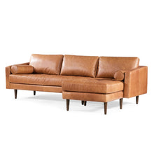 Load image into Gallery viewer, Leopold 104.5" Wide Genuine Leather Sofa & Chaise