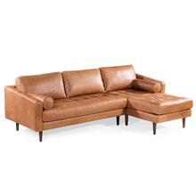 Load image into Gallery viewer, Leopold 104.5" Wide Genuine Leather Sofa & Chaise