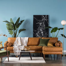 Load image into Gallery viewer, Leopold 104.5" Wide Genuine Leather Sofa & Chaise