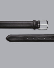 Load image into Gallery viewer, Made in England Leather Formal Belt - Black
