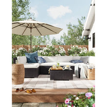 Load image into Gallery viewer, Merton Wicker/Rattan 6 - Person Seating Group with Cushions by Sol 72 Outdoor