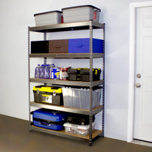 Load image into Gallery viewer, 18″ x 48″ x 72″ Modular Garage Shelving Rack