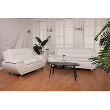 Load image into Gallery viewer, Mulvaney 63'' Faux Leather Pillow Top Arm Loveseat