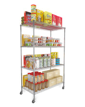Load image into Gallery viewer, 24″ x 48″ x 72″ 4-Tier Wire Shelving