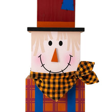 Load image into Gallery viewer, Pumpkins And Scarecrow Double Sided Fall Porch Decor