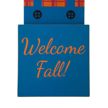 Load image into Gallery viewer, Pumpkins And Scarecrow Double Sided Fall Porch Decor