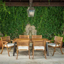 Load image into Gallery viewer, Rectangular 6 - Person 32.25'' Long Dining Set with Cushions