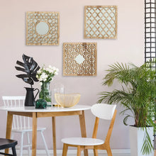 Load image into Gallery viewer, Reiff Wood Framed Wall Mounted Mirror Set Mirror in Natural