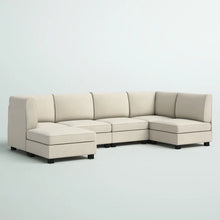 Load image into Gallery viewer, Roeder 120" Wide Modular Corner Sectional with Ottoman