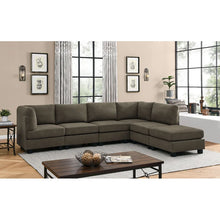 Load image into Gallery viewer, Roeder 120" Wide Modular Corner Sectional with Ottoman