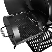 Load image into Gallery viewer, Royal Gourmet 30" Barrel Charcoal Grill with Smoker