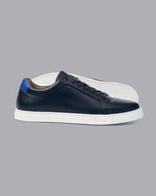 Load image into Gallery viewer, Leather Sneakers - Navy