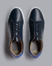 Load image into Gallery viewer, Leather Sneakers - Navy