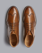 Load image into Gallery viewer, Brogue Boots - Tan
