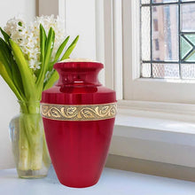 Load image into Gallery viewer, Serenity Beautiful Cremation Urn For Human Ashes - With Velvet Bag