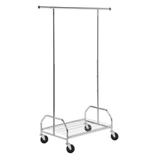 Load image into Gallery viewer, Shanaya Adjustable Rolling Clothes Rack