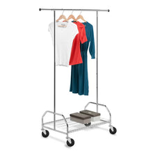 Load image into Gallery viewer, Shanaya Adjustable Rolling Clothes Rack