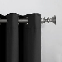 Load image into Gallery viewer, Solid Room Darkening Thermal Grommet Single Curtain Panel