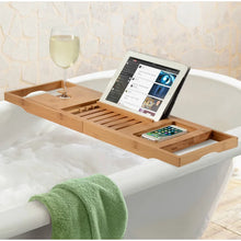 Load image into Gallery viewer, Tieman Freestanding Bamboo Bath Caddy