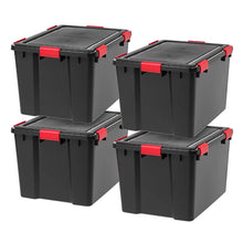 Load image into Gallery viewer, Weathertight Plastic Storage Tote (Set of 4)