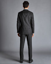 Load image into Gallery viewer, Windowpane Check Suit - Charcoal Grey