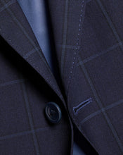 Load image into Gallery viewer, Windowpane Check Suit - French Blue