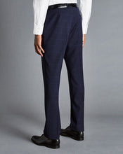 Load image into Gallery viewer, Windowpane Check Suit - French Blue