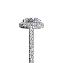 Load image into Gallery viewer, Ritani French-Set Halo Diamond Band Engagement Ring Style: 1RZ3702