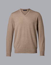 Load image into Gallery viewer, Merino V-Neck Sweater - Oatmeal