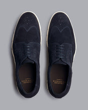 Load image into Gallery viewer, Suede Hybrid Trainers - Navy